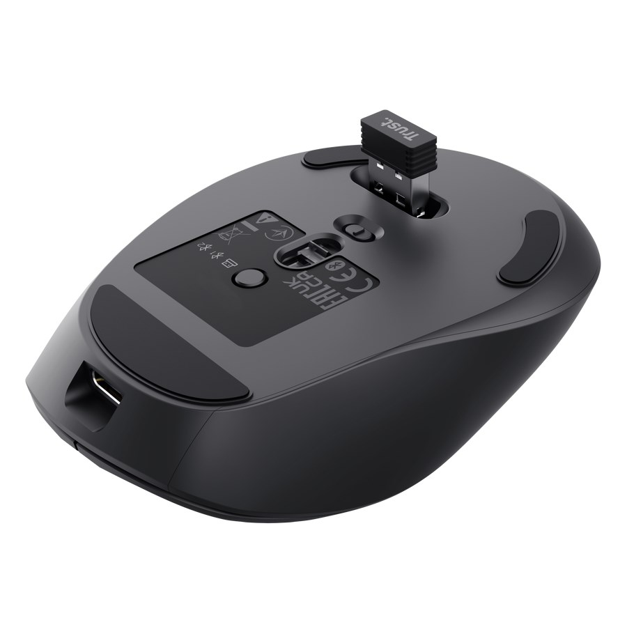 Trust Zevo mouse Universal Right-hand RF Wireless + Bluetooth Optical 4000 DPI-6