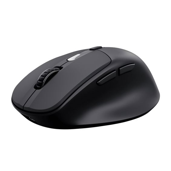 Bežični miš TRUST Zevo, RF + Bluetooth, 4000 DPI, crna boja-2