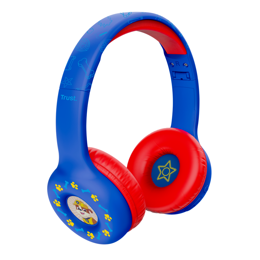 Słuchawki TRUST Nouna Bezprzewodowe dziecięce PAW Patrol Niebieskie-2