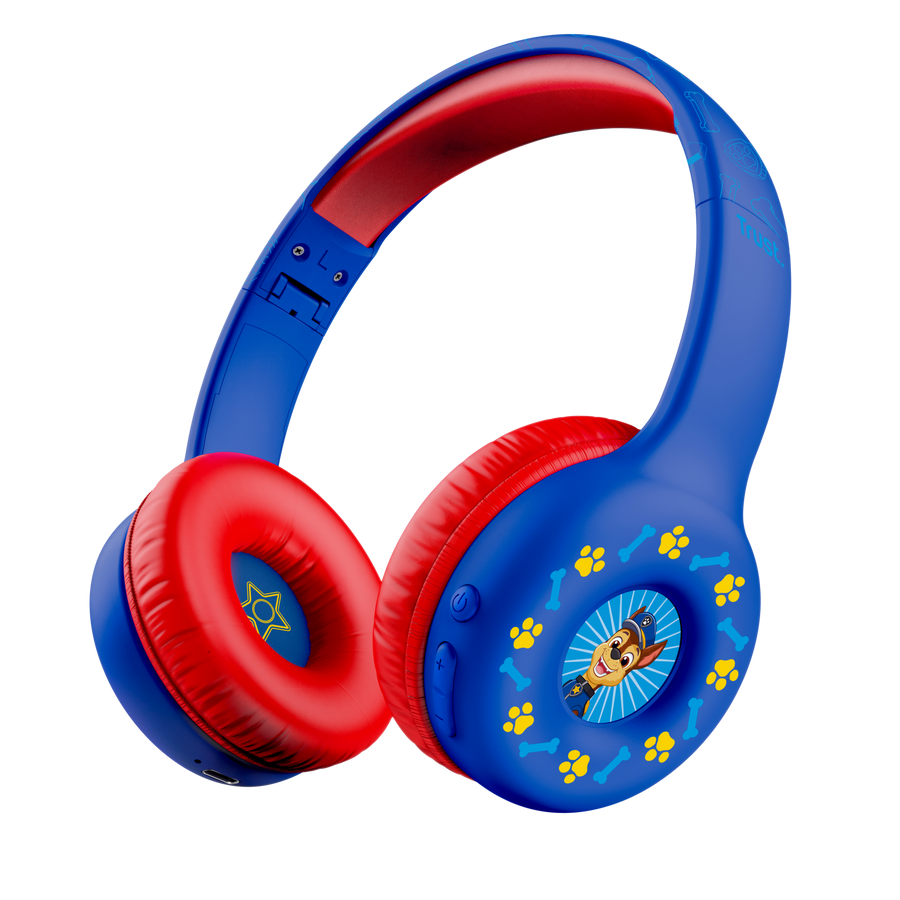 Słuchawki TRUST Nouna Bezprzewodowe dziecięce PAW Patrol Niebieskie-0