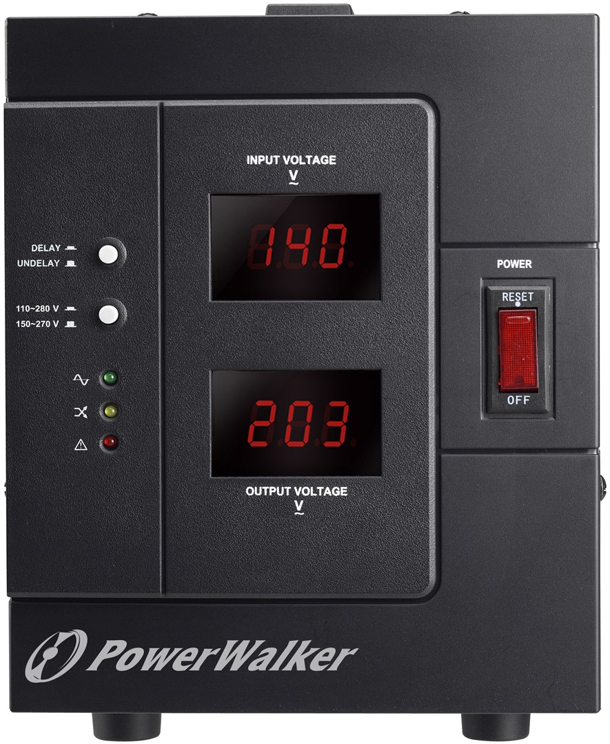 PowerWalker AVR 3000/SIV voltage regulator 230 V Black-1