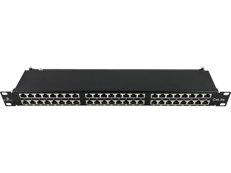 Patch Panel STP Alantec 48 portowy kat.5E 19"/1U-0