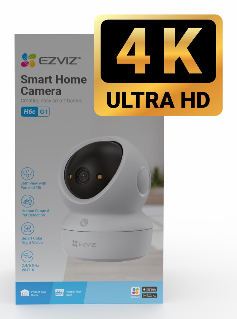 EZVIZ H6c G1 4K Spherical IP security camera Indoor 3840 x 2160 pixels Ceiling/Wall/Desk-17