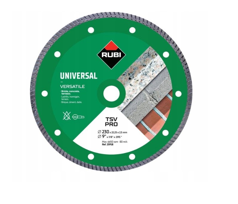 Dijamantna rezna ploča RUBI TSV 230 PRO (230 mm)-0