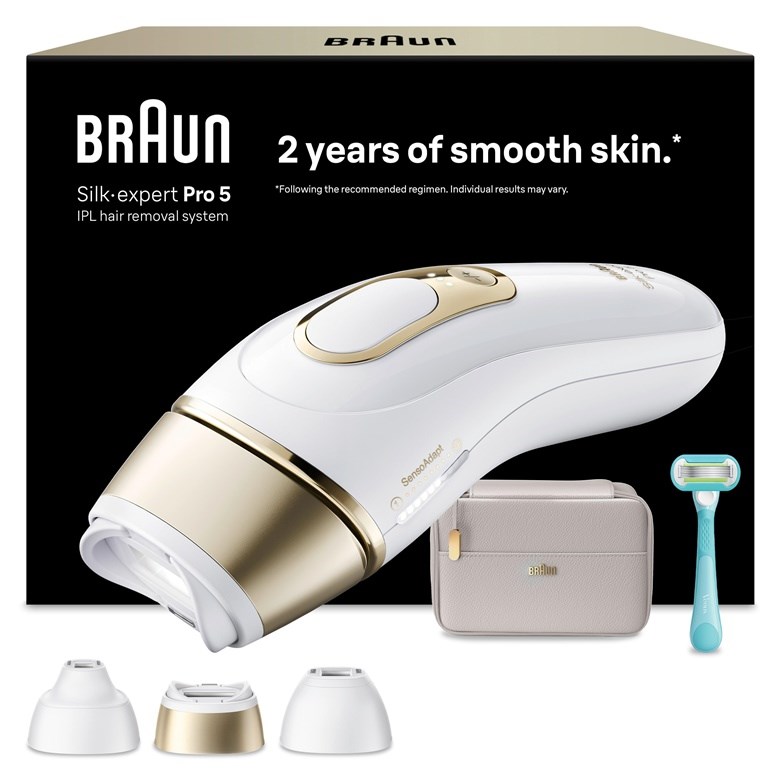 Braun Silk-expert 80851324 light hair remover Intense pulsed light (IPL) White, Yellow-1