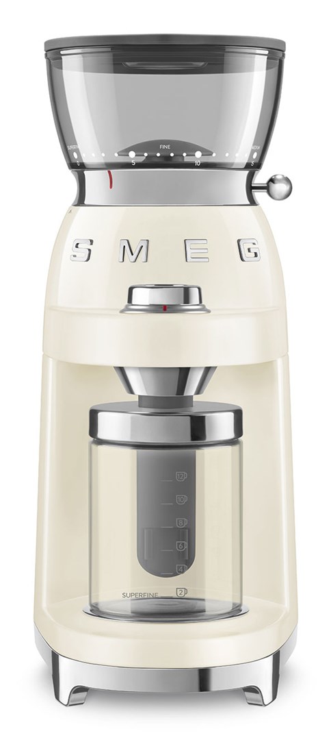 Mlinac za kavu SMEG CGF03CREU 50's Style krem boja