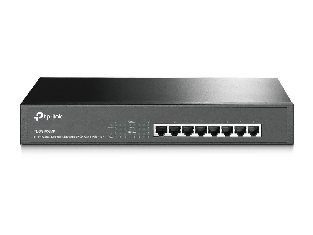 TP-Link TL-SG1008MP network switch Unmanaged Gigabit Ethernet (10/100/1000) Power over Ethernet (PoE) Black-4