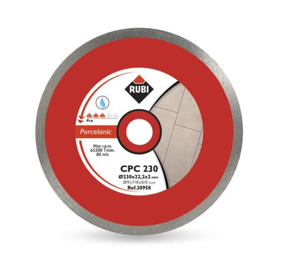 Dijamantna rezna ploča RUBI CPC 250 PRO (250 x 25.4 mm)