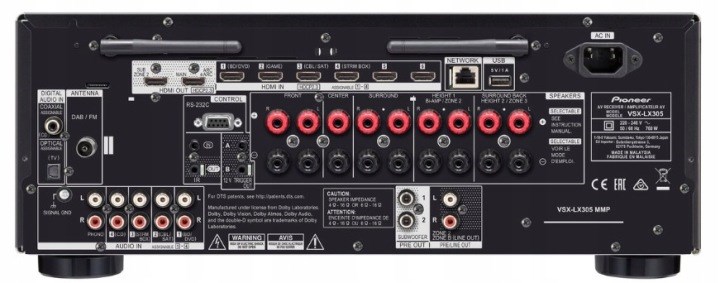 Pioneer VSX-LX505 home cinema receiver, black-2