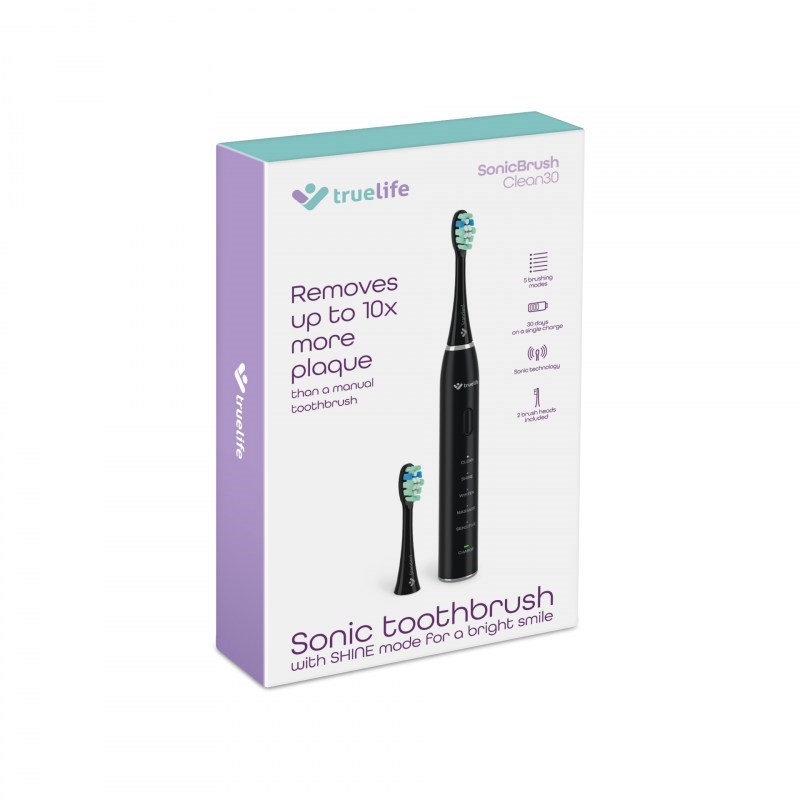 Sonična četkica za zube TRUELIFE SonicBrush Clean30 crna boja-6