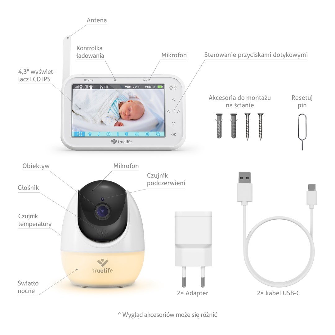 TrueLife NannyCam R4 Pro baby monitor-8