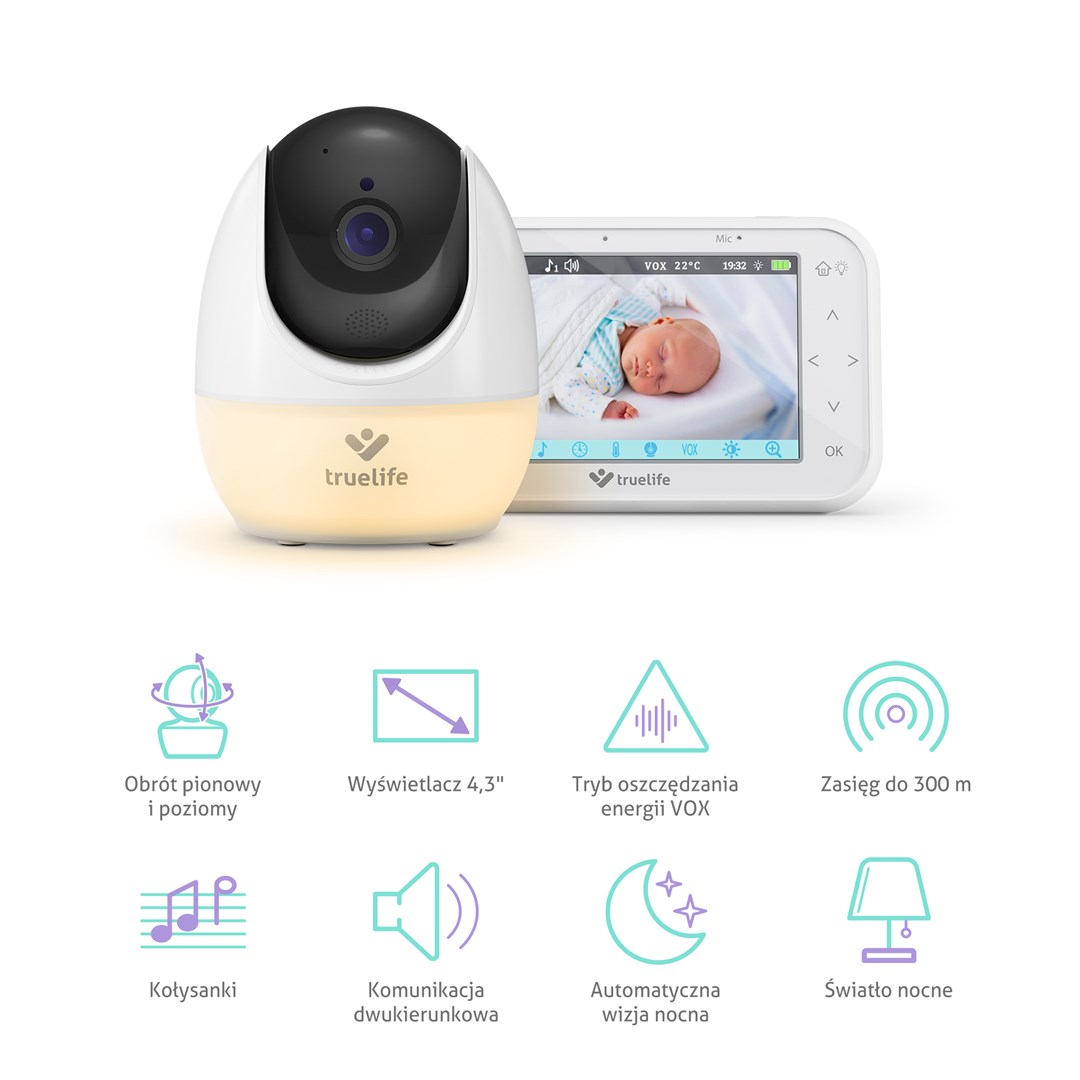 TrueLife NannyCam R4 Pro baby monitor-1