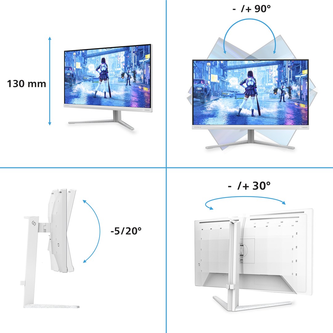 Philips Evnia 5000 27M2N5201P/00 computer monitor 68.6 cm (27") 1920 x 1080 pixels Full HD LCD White-2