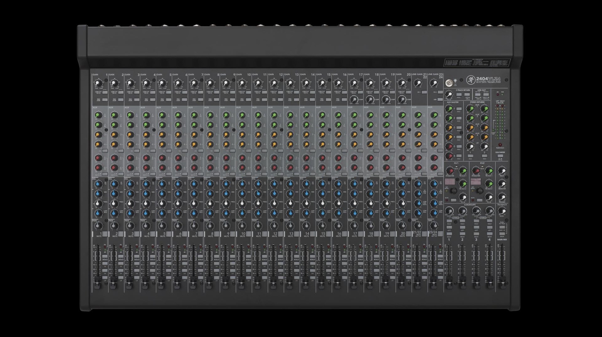 Mackie 2404VLZ4 audio mixer 24 channels 20 - 50000 Hz Black-3