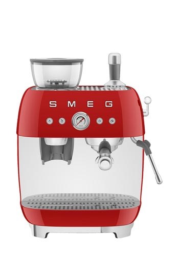 Smeg 50's Style Espresso Coffee Machine EGF03RDEU Red-30