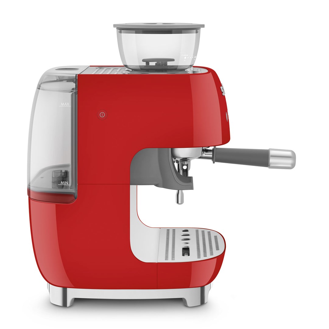 Smeg 50's Style Espresso Coffee Machine EGF03RDEU Red-2