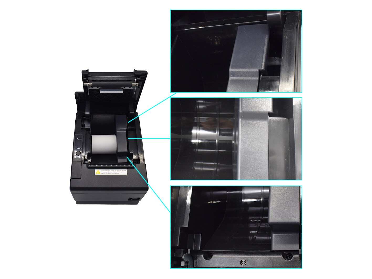 POS termalni pisač EQUIP 128951, 58/80mm, USB/Bluetooth/WiFi-7