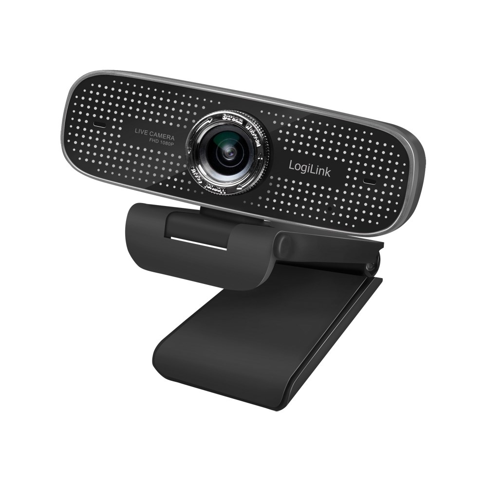LogiLink Conference HD USB webcam, 100°, dual microphone, manual focus-0