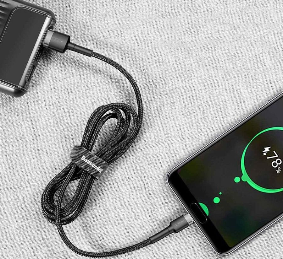 Baseus Cafule USB cable USB 2.0 0.5 m USB A USB C Black-4