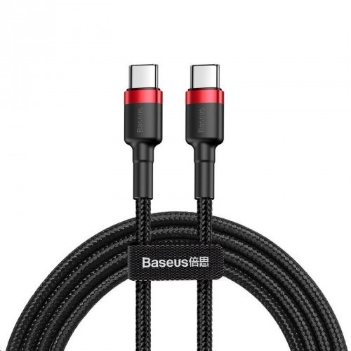Kabel BASEUS Cafule USB-A na USB-C 3A (2m) crveno-crna boja