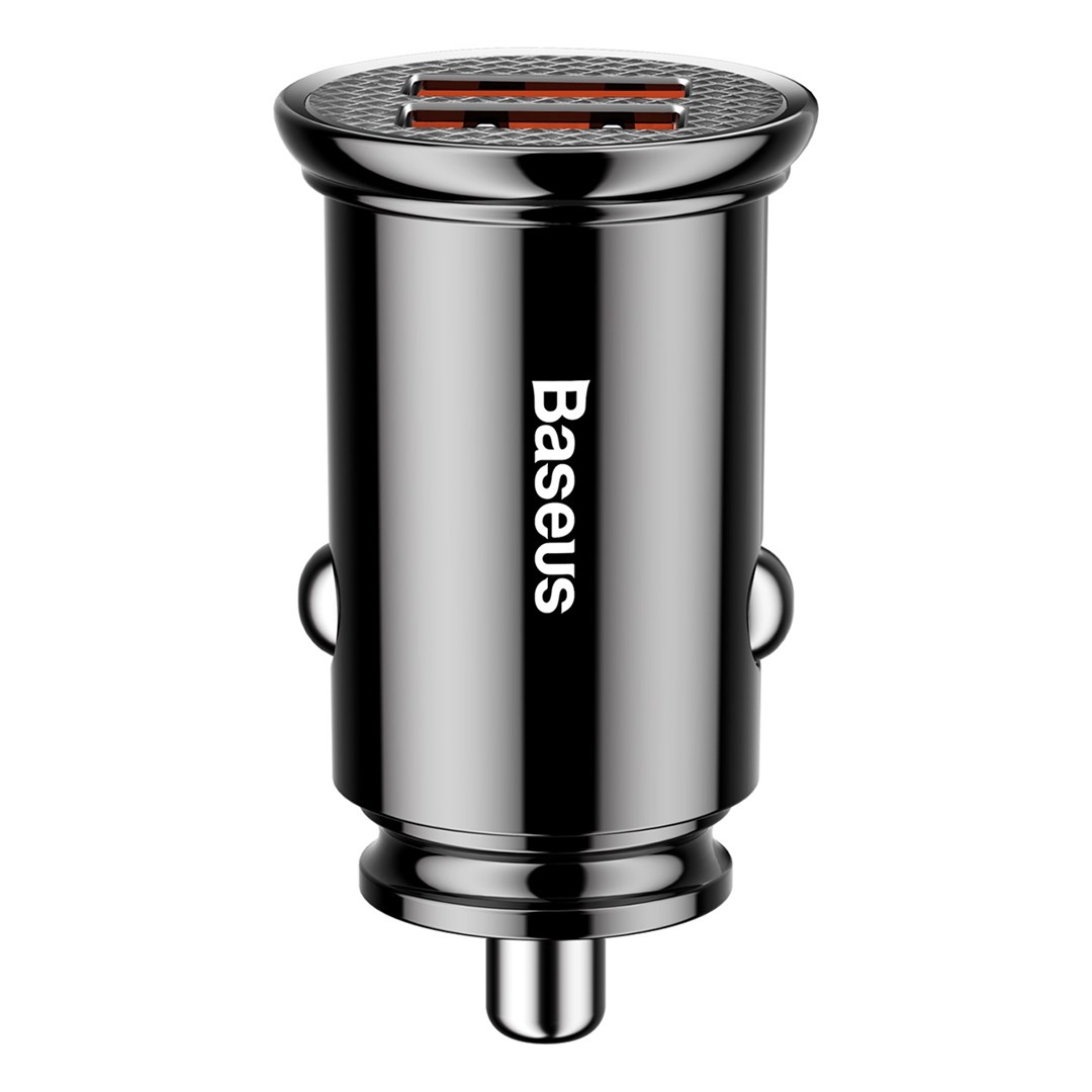 Auto punjač i FM transmiter BASEUS Energy Column sivi (CCNLZ-0G)-0