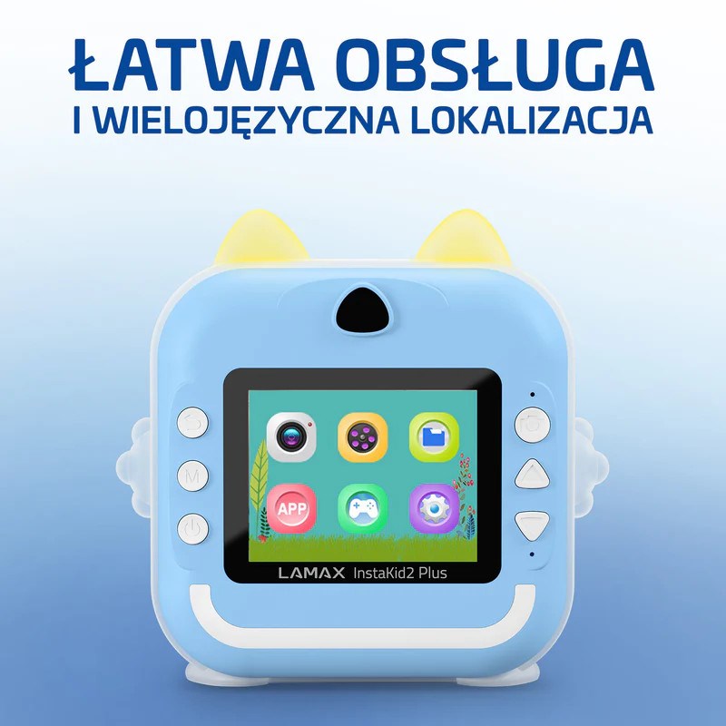 Kids’ camera LAMAX InstaKid2 Plus, blue-4
