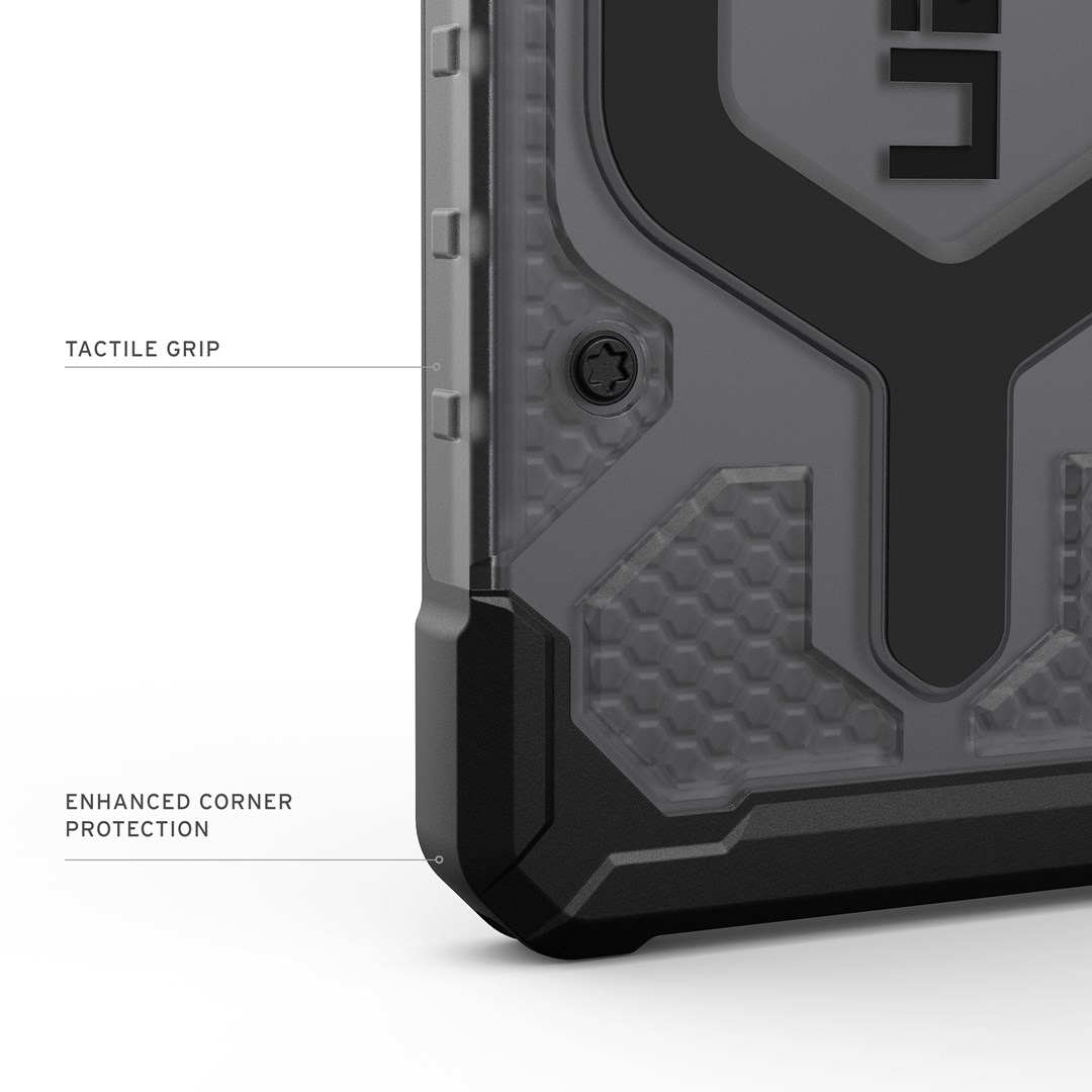 Urban Armor Gear Pathfinder mobile phone case 16 cm (6.3") Cover Ash, Black-2