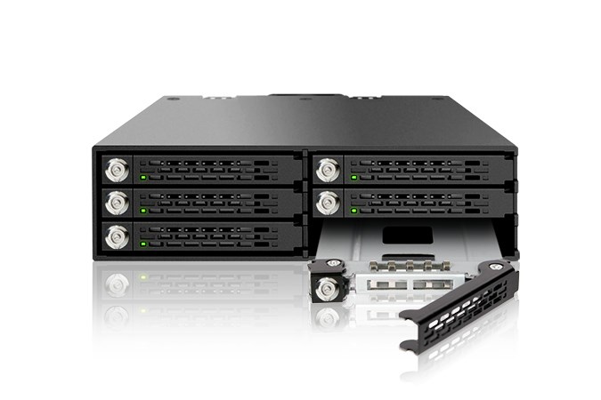 Icy Dock MB996SK-6SB drive bay panel Black-4