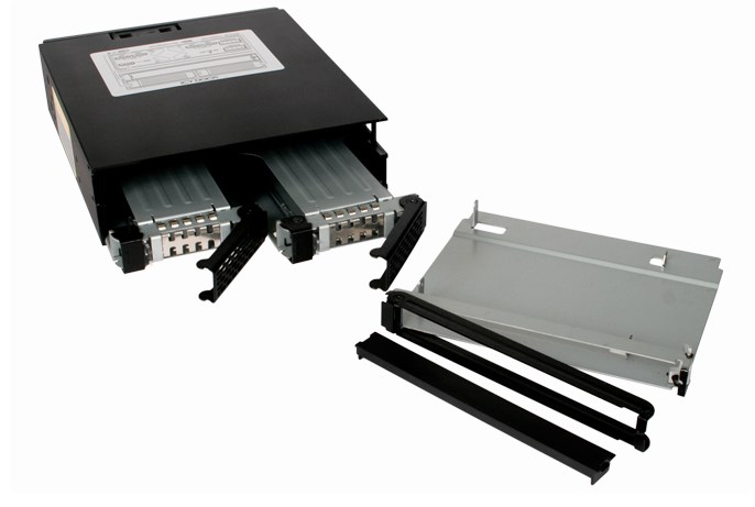 Icy Dock MB994IPO-3SB drive bay panel 2x 2.5" Storage drive tray Black-3