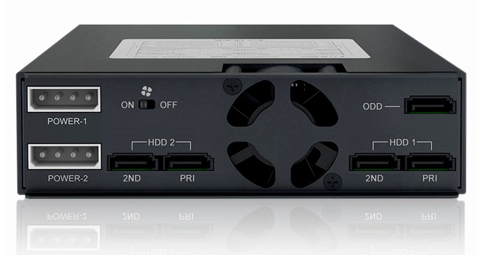 Icy Dock MB994IPO-3SB drive bay panel 2x 2.5" Storage drive tray Black-2