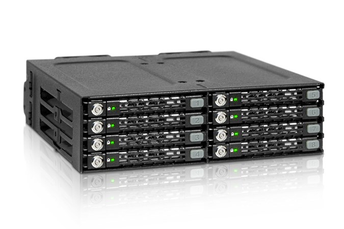 Icy Dock MB998SK-B drive bay panel Black-0