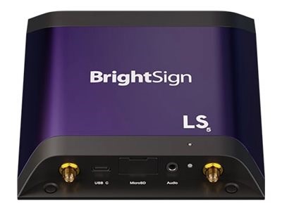 BrightSign LS445 digital media player Black, Purple 4K Ultra HD Wi-Fi-1