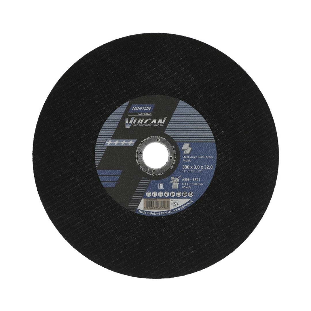 NORTON TARCZA.VULCAN 300 x 3.0 x 32mm A30S DO METALU /10szt.+1 GRATIS-0