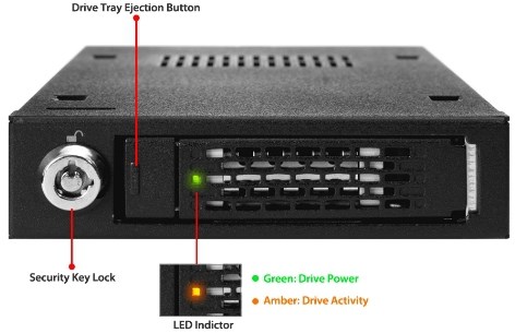 Icy Dock MB991IK-B drive bay panel 2.5" Storage drive tray Black-4