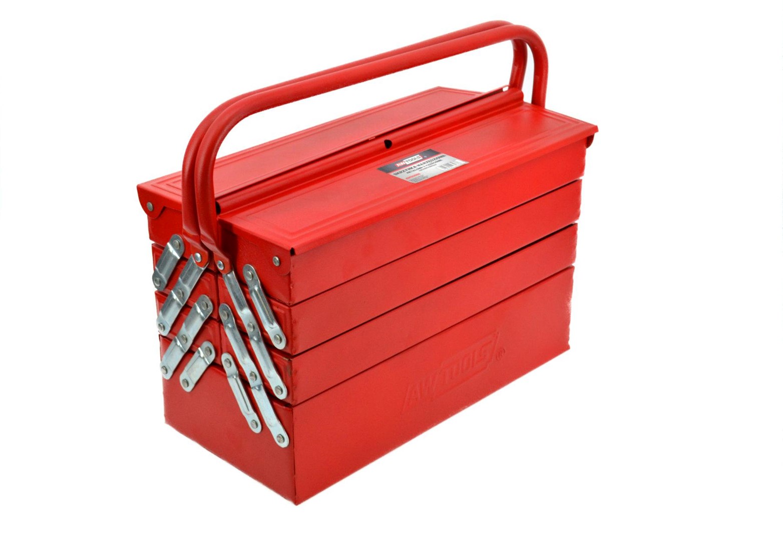 AWTOOLS SKRZYNKA NARZĘDZIOWA METALOWA 7cz. /530-0