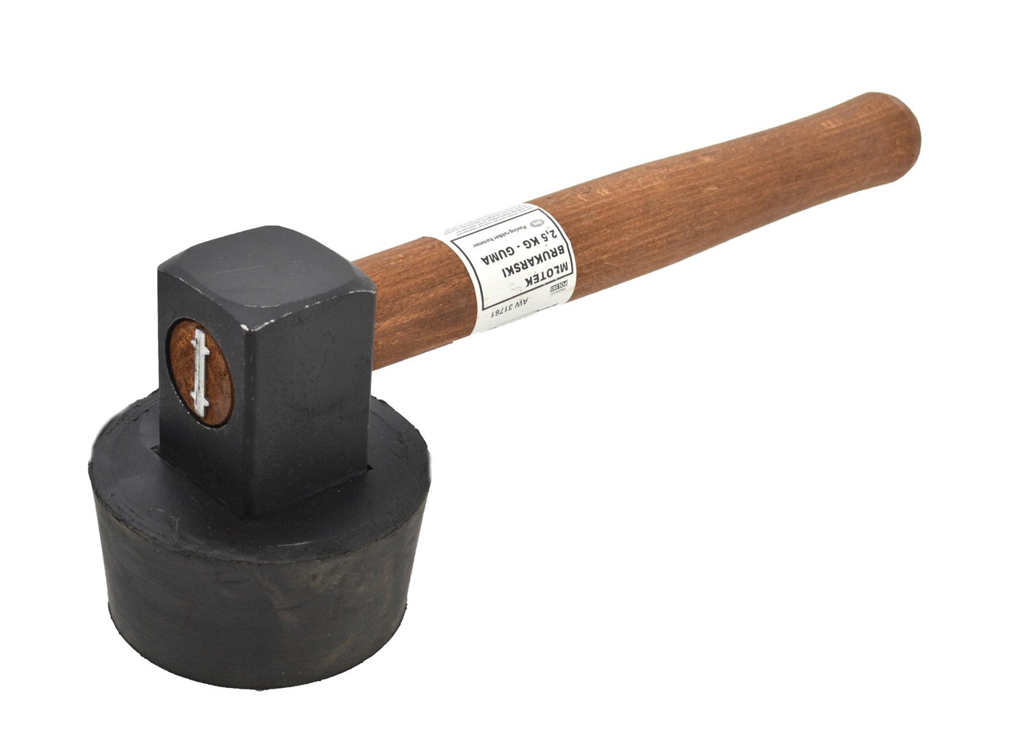 AWTOOLS PAVING HAMMER 2.5KG VULCANIZED RUBBER-0