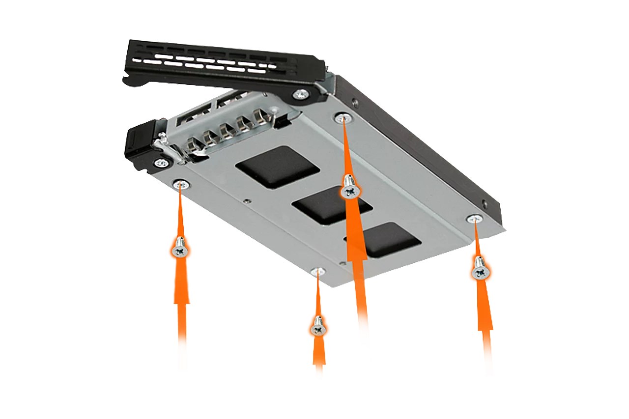 Icy Dock MB992TRAY-B drive bay panel Black, Silver-3