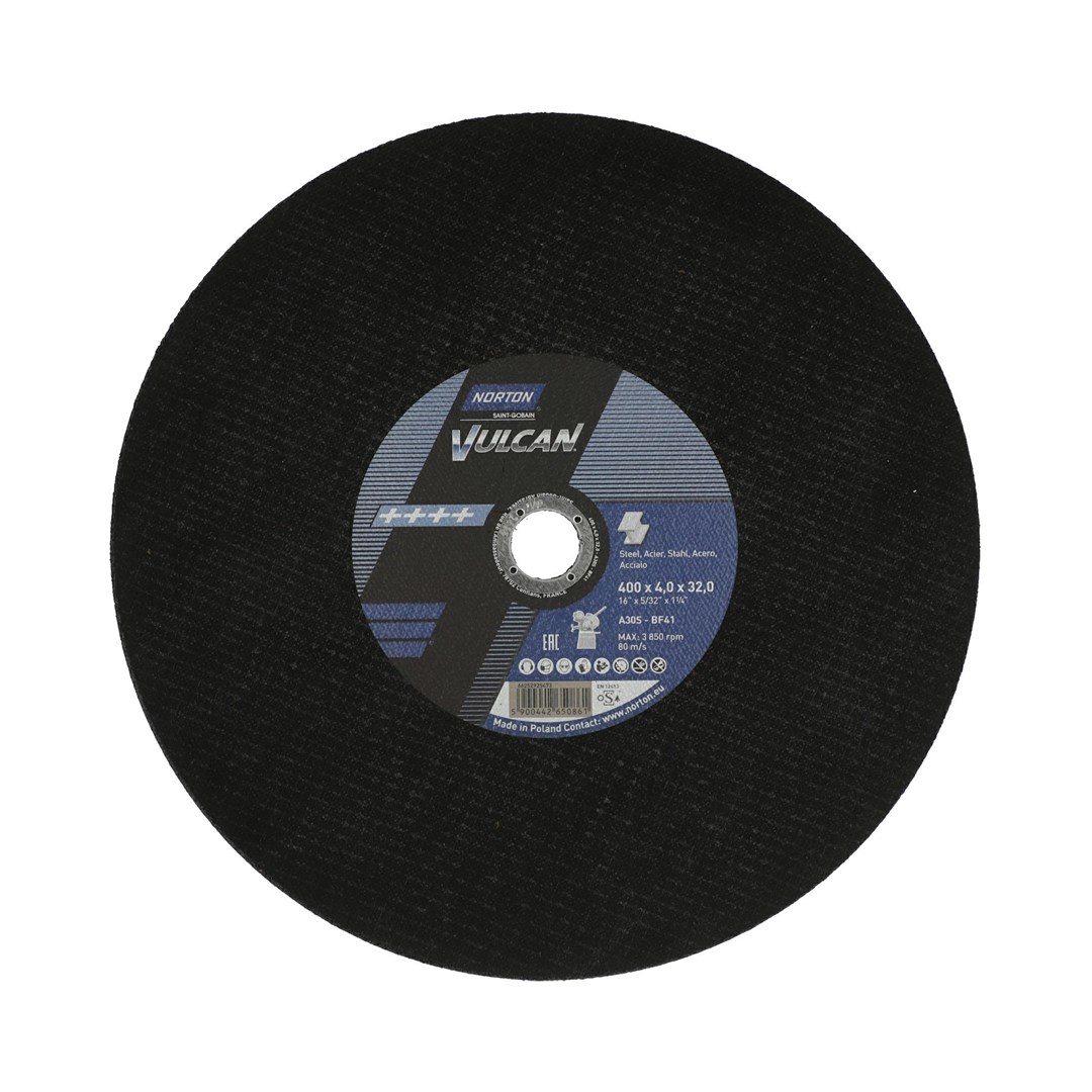 NORTON TARCZA.VULCAN 400 x 4.0 x 32mm A30S DO METALU /10szt.+1 GRATIS-0