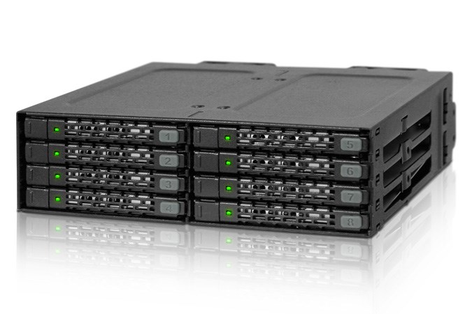 Icy Dock MB998SP-B disk array 0 TB Black-1