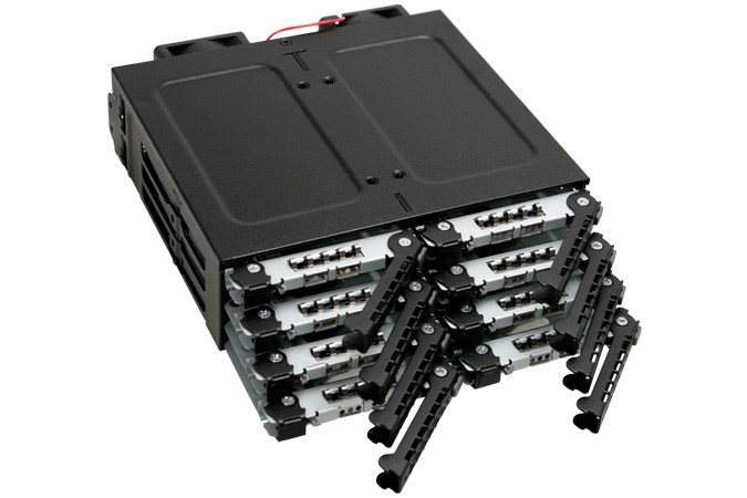 Icy Dock MB998SP-B disk array 0 TB Black-4