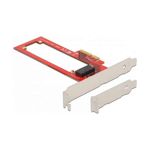 PCI Express x4 Karte zu 1 x EDSFF E1.S Slot - Low Profile Formfaktor-0