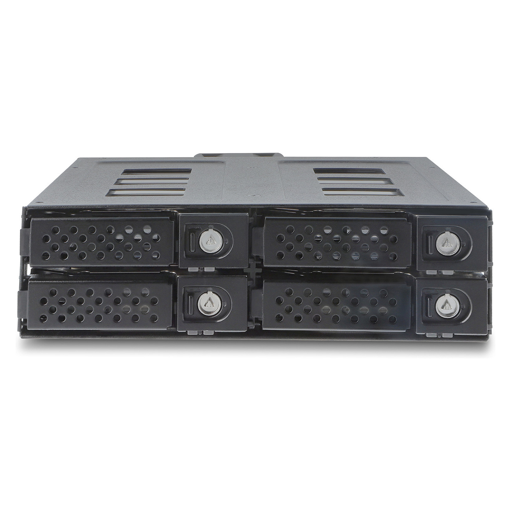 Ladica za diskove DELOCK 5.25" za 4 x 2.5" SATA / SAS HDD / SSD s ključem (47141)-3