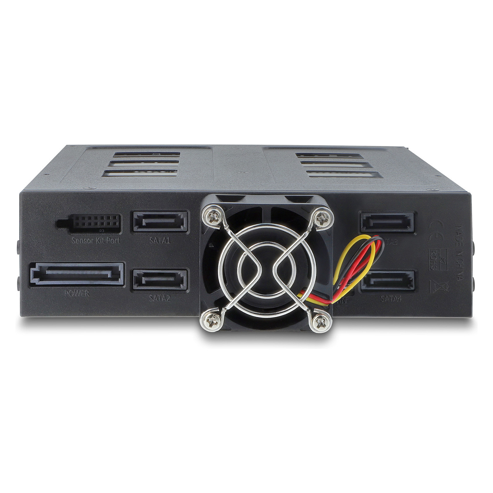 Ladica za diskove DELOCK 5.25" za 4 x 2.5" SATA / SAS HDD / SSD s ključem (47141)-4