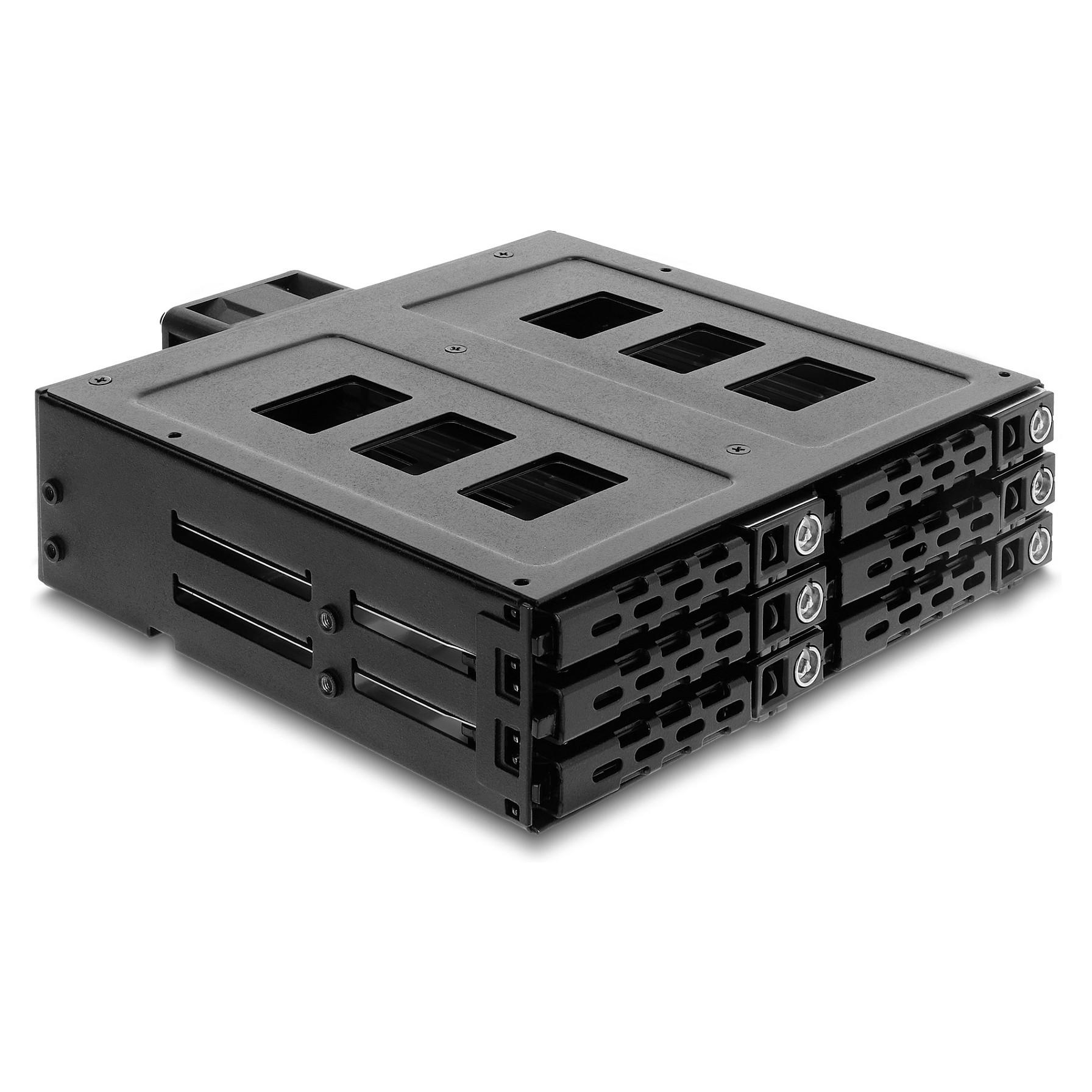 DELOCK 5.25" mobilni stalak za 6 x 2.5" SATA/SAS HDD/SSD diskove (47142)-1
