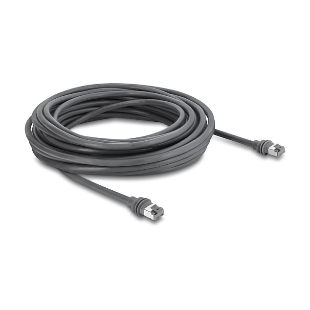 Mrežni kabel DELOCK Cat.6 S/FTP za Starlink Gen3 (10 m, siva boja)-1