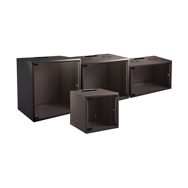 EFB Elektronik 19" 15HE Wandgeh. Basic Tiefe 600mm unmontiert schwarz - 19â€œ 15U Wall Housing Basic - Depth 600 mm