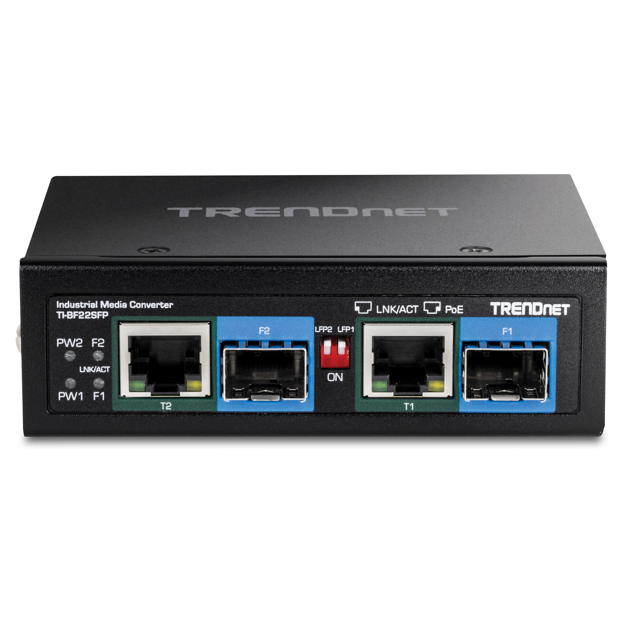 TRENDnet TI-BF22SFP Medien Konverter, 2-Port Industrial SFP zu Gigabit PoE++-2