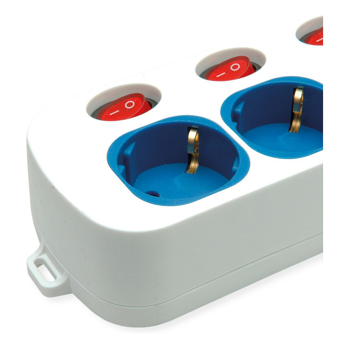 ROLINE 3-fach Steckdosenleiste mit Schalter, USB-Charger A+C, 3 m-3