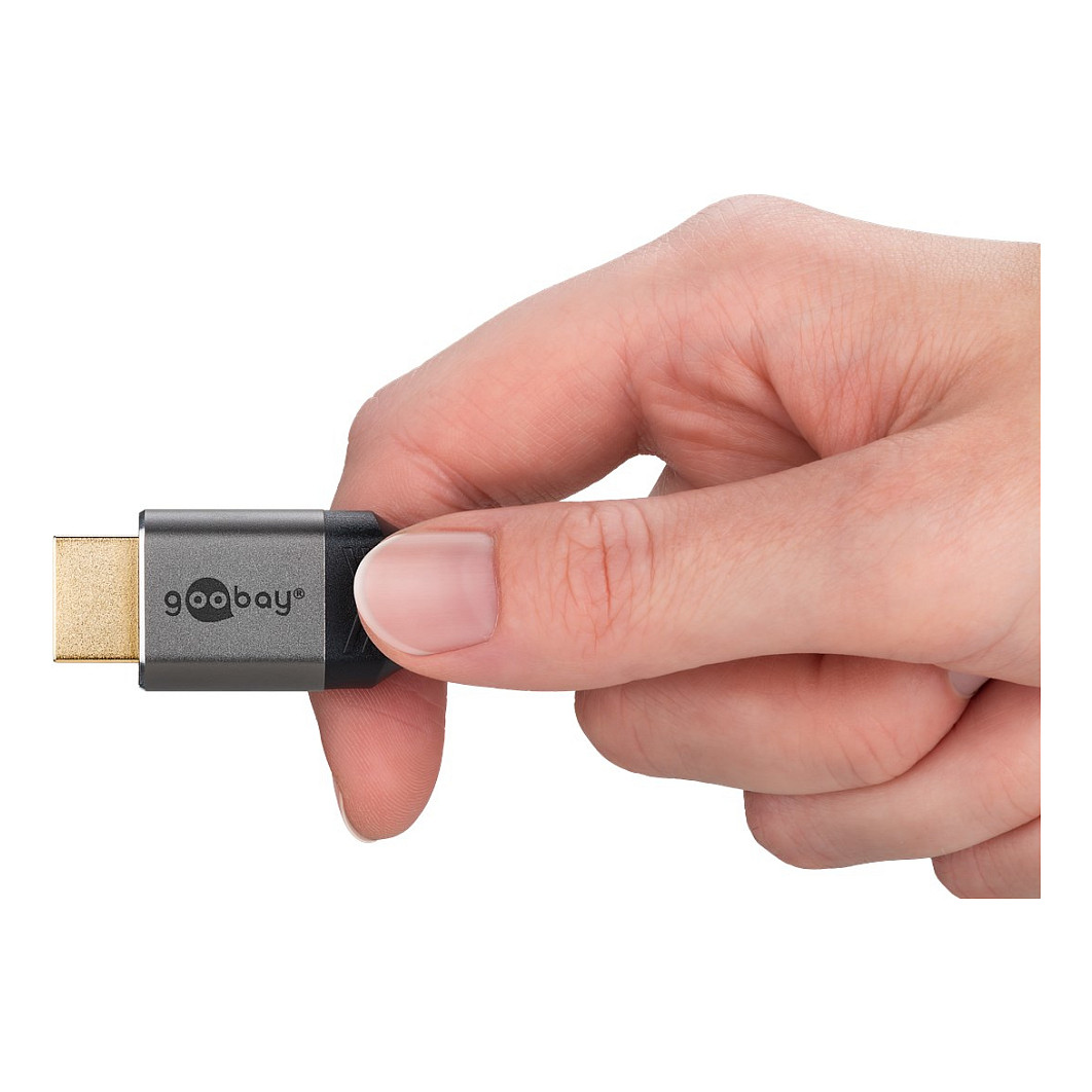 Goobay Plus Ultra High-Speed HDMI-Kabel, 8K @ 60Hz (grau, 2 Meter)-4