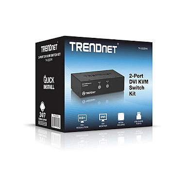 TRENDnet TK-222DVK KVM Switch 2-port DVI Kit-3